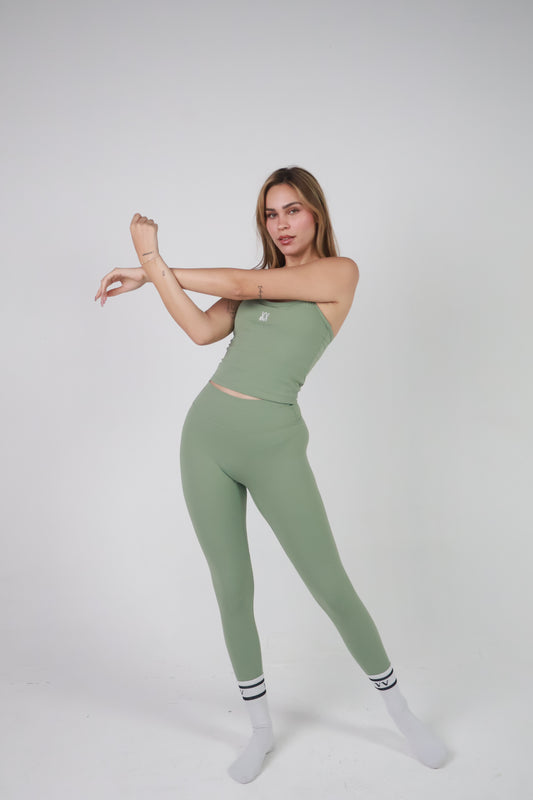 GREEN APPLE LEGGINS SET